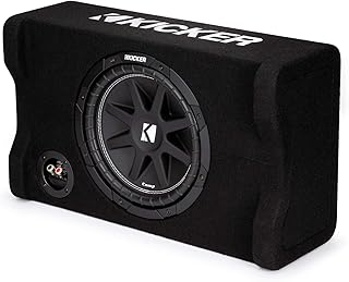 Сабвуфер KICKER 48CDF104 Comp 10 дюймов в корпусе с направленным вниз излучателем, 4 Ом.