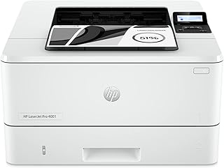 Черно-белый принтер HP LaserJet Pro 4001n, печать, высокая скорость, простая настройка, мобильная печать, расширенные функции безопасности, USB, подключение Ethernet, лучший выбор для офиса.