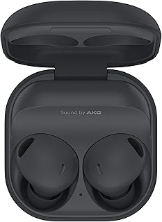 Беспроводные Bluetooth-наушники SAMSUNG Galaxy Buds2 Pro, графитовый цвет, Hi-Fi звук, 360-градусное аудио, активное шумоподавление, удобная посадка, HD-голосовая связь, водостойкость IPX7 [версия для США, гарантия производителя 1 год]