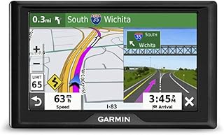 Garmin Drive 52, GPS-навигатор с 5-дюймовым дисплеем, простым экранным меню и удобными для просмотра картами.