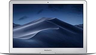 Apple Macbook Air 2017 с процессором Intel Core i5 1,8 ГГц (13 дюймов, 8 ГБ ОЗУ, 128 ГБ SSD-накопитель) (QWERTY-клавиатура, английская раскладка), серебристый (восстановленный).