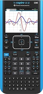 Графический калькулятор Texas Instruments TI-Nspire CX II CAS с цветными диаграммами и программным обеспечением для учащихся (PC/Mac)