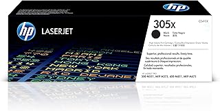 Черный тонер-картридж HP 305X увеличенного ресурса для принтеров HP | Совместим с принтерами серий: LaserJet Pro 300 M351, 300 MFP M375, 400 M451, 400 MFP M475 | CE410X