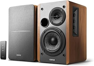 Активные полочные акустические системы Edifier R1280T - 2.0 активные студийные мониторы ближнего поля - деревянный корпус - мощность 42 Вт RMS