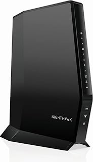 NETGEAR Nighthawk WiFi 6 Кабельный модем-маршрутизатор CAX30-100NAR, совместимый с Xfinity, Spectrum и Cox, AX2700 (до 2,7 Гбит/с) DOCSIS 3.1 (восстановленный).