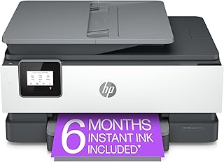 Беспроводной цветной многофункциональный принтер HP OfficeJet 8015e, в комплекте 6-месячная пробная подписка на Instant Ink.