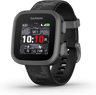 Garmin Bounce™, детские смарт-часы, двусторонняя текстовая и голосовая связь, отслеживание местоположения, черный камуфляж.