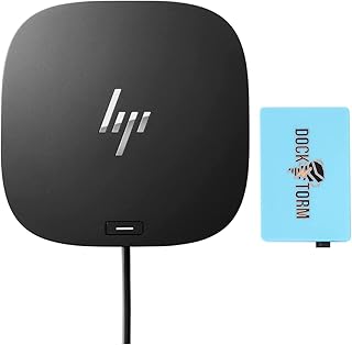 HP USB-C Essential Dock G5 – многопортовая док-станция с портами USB-C, HDMI, DisplayPort, Ethernet | В комплекте док-станция Dockztorm.
