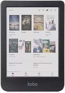 Kobo Clara Colour | Электронная книга | 6-дюймовый цветной E-Ink дисплей без бликов | Темный режим | Водонепроницаемая | Аудиокниги | 16 ГБ памяти | Черный