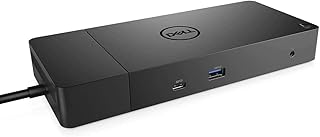 Док-станция Dell WD19 180 Вт (130 Вт Power Delivery), USB-C, HDMI, два DisplayPort, черная.
