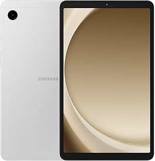 Планшет SAMSUNG Galaxy Tab A9 4G LTE (64 ГБ, 4 ГБ, с поддержкой сотовой связи) 8,7" на Android, восьмиядерный процессор (6 нм), двойные динамики (международная модель, полностью разблокирована для США и всего мира) X115 (с быстрой зарядкой 15 Вт, серебристый)