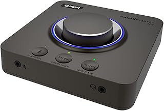 Creative Sound Blaster X4 Hi-Res 24bit/192kHz ЦАП Внешний USB и звуковой усилитель, многоканальный, Sonido Surround Discreto 7.1, вход Cascos для ПК, Mac