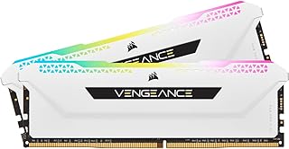 Оперативная память CORSAIR VENGEANCE RGB PRO SL DDR4 32 ГБ (2x16 ГБ) 3600 МГц CL18-22-22-42 1,35 В для настольных компьютеров Intel и AMD - белая (CMH32GX4M2D3600C18W)