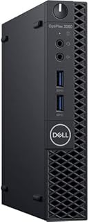 Микрокомпьютер Dell Optiplex 3060, процессор Intel Core i3-8100T, 16 ГБ оперативной памяти DDR4, твердотельный накопитель NVMe 256 ГБ, Windows 11 Pro (восстановленный).
