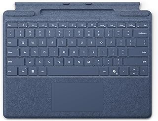 Клавиатура Microsoft Surface Pro для Surface Pro 9 и 8 с отсеком для стилуса, материал Alcantara, цвет сапфир.