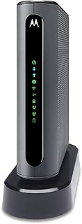 Кабельный модем/маршрутизатор Motorola MT7711 24X8 с двумя телефонными портами, модемом DOCSIS 3.0 и двухдиапазонным гигабитным Wi-Fi маршрутизатором AC1900 для подключения к интернету и голосовой связи Comcast XFINITY.