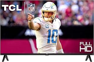 Смарт-телевизор TCL 32 дюйма, класс S3, 1080p, LED, с функцией Fire TV (32S350F, модель 2023 года), встроенной Alexa, совместимостью с Apple AirPlay, потоковым воспроизведением Full HD, черный.