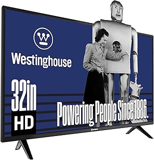 Телевизор Westinghouse 32 дюйма, HD LED, небольшой плоский экран, не Smart TV, совместим с Fire Stick, Roku, Apple TV, TiVo, Xumo и стриминговыми устройствами.