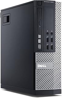 Настольный компьютер Dell Optiplex 9020 в компактном форм-факторе с процессором Intel Core i7-4770 до 3,9 ГГц, графикой HD Graphics 4600 с поддержкой 4K, 32 ГБ ОЗУ, SSD-накопителем на 1 ТБ, DisplayPort, HDMI, Wi-Fi, Bluetooth — Windows 10 Pro (восстановленный).