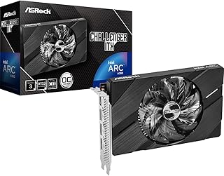 Видеокарта ASRock Intel ARC A380 Challenger ITX 6GB OC GDDR6 96-bit DisplayPort HDMI 0dB Silent Cooling 2250 MHz 7680 x 4320 PCI Express4.0, блок питания 500W