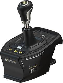 7-ступенчатая коробка передач Turtle Beach VelocityOne Multi-Shift Sim Racing с ручным тормозом для Windows PC, Xbox Series X|S и Xbox One – ручное управление (7 передач + правая передача), ручным тормозом и датчиками Холла – черная.
