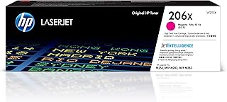 Картридж с тонером HP 206X пурпурного цвета повышенной емкости | Совместим с принтерами HP Color LaserJet Pro M255, HP Color LaserJet Pro MFP M282, M283 Series | W2113X