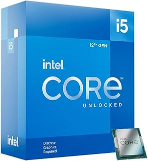 Процессор Intel Core i5-12600KF для настольных компьютеров, 10 ядер (6P+4E), частота до 4,9 ГГц, разблокированный, сокет LGA1700, чипсет 600-й серии, мощность 125 Вт.