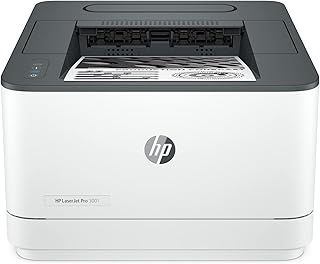 Беспроводной черно-белый принтер HP LaserJet Pro 3001dw, лучший для офиса (3G65OF)