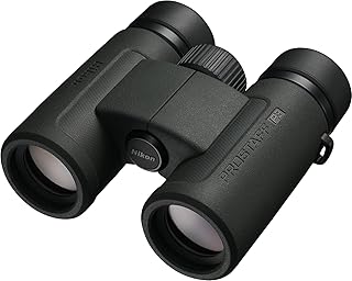 Бинокль Nikon PROSTAFF P3 10x30 | Водонепроницаемый, защищенный от запотевания, компактный бинокль с резиновым покрытием, широким полем зрения и большим выносом окуляра | Официальная модель Nikon USA