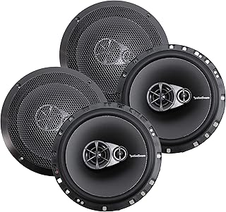 4 новых коаксиальных автомобильных динамика Rockford Fosgate R165X3 6,5" 180 Вт, 3-полосные.