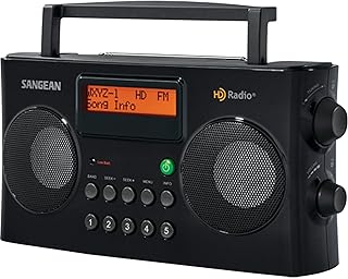 Портативное радио Sangean HDR-16 HD Radio/FM-стерео/AM, чёрное