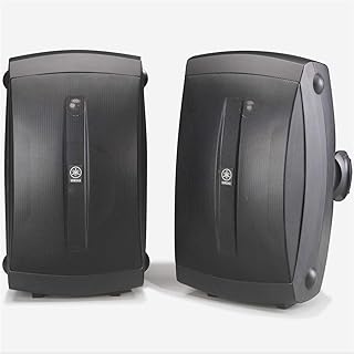 Всепогодные двухполосные акустические системы YAMAHA NS-AW350B для использования внутри и вне помещений — черные (пара)