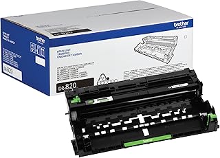 Оригинальный барабанный блок Brother DR820, бесшовная интеграция, ресурс до 30 000 страниц, черный.
