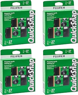 Вспышка Fujifilm QuickSnap Flash 400 для 35-мм фотоаппарата, 27 кадров, 8 штук в упаковке.