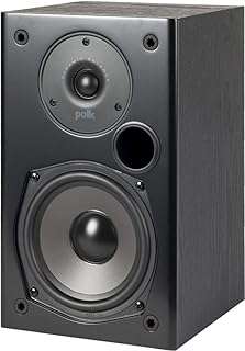 Полочные акустические системы Polk Audio T15 для домашнего кинотеатра и стереосистемы – глубокие басы, поддержка Dolby и DTS Surround, возможность настенного монтажа, пара, черный цвет.