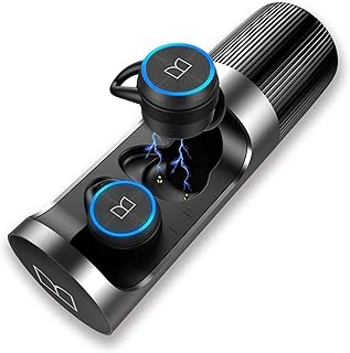 Беспроводные наушники Monster Clarity 101 AirLinks, Bluetooth 5.0, внутриканальные наушники с зарядным кейсом, стереозвук, глубокие басы, водонепроницаемость IPX5, встроенный микрофон, четкая связь, надежная фиксация для занятий спортом.
