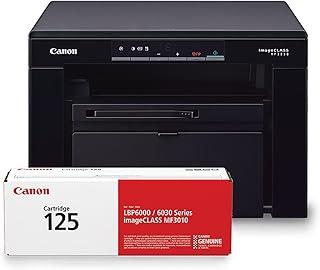 Canon imageCLASS MF3010 VP — проводной монохромный многофункциональный лазерный принтер со сканером, копиром и USB-кабелем в комплекте, ресурс тонера до 2300 страниц, скорость печати 19 стр./мин, черный цвет.