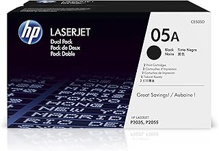 Черный тонер-картридж HP 05A | Совместим с принтерами HP LaserJet серий P2035 и P2055 | CE505A