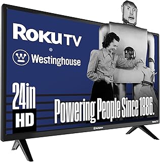 Телевизор Westinghouse Roku TV — 24-дюймовый смарт-телевизор, HD-телевизор с Wi-Fi и мобильным приложением, LED-экран, совместимый с Apple HomeKit, Alexa и Google Assistant.