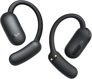 Наушники Anker Soundcore AeroFit 2 открытого типа, функция перевода в реальном времени, 4 регулируемых положения для любого размера уха, в 2 раза более насыщенные басы, высокое разрешение, 42 часа воспроизведения, защита от воды и пыли IP55, четкие звонки с использованием ИИ, беспроводная зарядка.