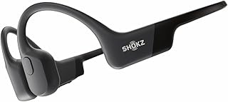 SHOKZ OpenRun - Открытые беспроводные спортивные наушники с костной проводимостью и Bluetooth, влагостойкие, для тренировок и бега, со встроенным микрофоном и повязкой на голову, черные.