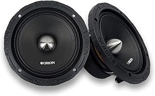 Высокоэффективные 6,5-дюймовые среднечастотные динамики типа «пуля» ORION XTR XTX654, максимальная мощность 1400 Вт, номинальная мощность 350 Вт, сопротивление 4 Ом, звуковая катушка 1,5 дюйма - профессиональная автомобильная аудиосистема, среднечастотные динамики (пара)
