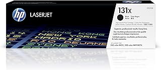 Черный тонер-картридж HP 131X увеличенной емкости | Совместим с цветными принтерами HP LaserJet Pro 200 серии M251, цветными многофункциональными устройствами HP LaserJet Pro 200 серии M276 | CF210X