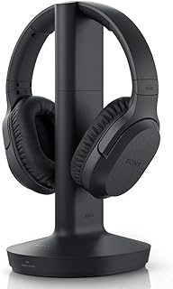 Беспроводные наушники Sony RF400 для домашнего кинотеатра (WHRF400), черные, 2,9 дюйма (требуется использование аудиовыхода RCA или разъема для наушников на телевизоре).