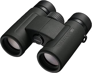 Бинокль Nikon PROSTAFF P3 8x30 | Водонепроницаемый, защищенный от запотевания, компактный бинокль с резиновым покрытием, широким полем зрения и большим выносом окуляра | Официальная модель Nikon USA