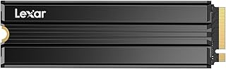 Твердотельный накопитель Lexar 2 ТБ NM790 с радиатором, PCIe Gen4 NVMe M.2 2280, скорость чтения/записи до 7400/6500 МБ/с, совместимость с PS5, для геймеров и создателей контента, черный (LNM790X002T-RN9NU)