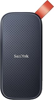 Портативный SSD-накопитель SanDisk 2 ТБ — скорость до 800 МБ/с, USB-C, USB 3.2 Gen 2, обновленная прошивка — внешний твердотельный накопитель — SDSSDE30-2T00-G26