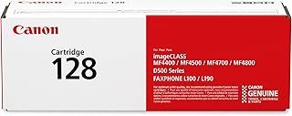 Оригинальный черный тонер-картридж Canon 128, совместимый с принтерами серий MF4450, MF4770n, MF4570, MF4800, D530, D550, L100, L190.