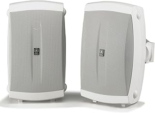 Двухполосные акустические системы Yamaha Audio NS-AW150W для использования внутри и вне помещений (пара, белые).