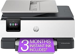 HP OfficeJet Pro 8125e Беспроводной многофункциональный цветной струйный принтер, печать, сканирование, копирование, автоподатчик документов, двусторонняя печать, для дома и офиса, 3 месяца подписки Instant Ink в комплекте (405T6A)